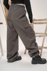 GRİ TREND KARGO PANTALON - 5