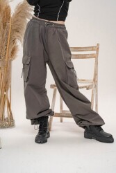GRİ TREND KARGO PANTALON - 2
