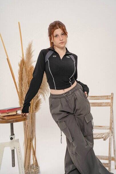 GRİ TREND KARGO PANTALON - 1